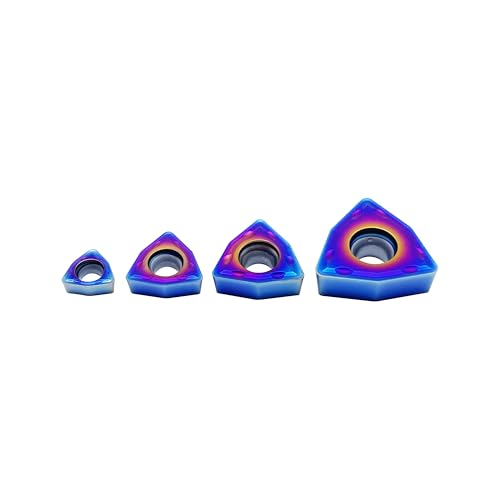 10pcs WCMX030208FN Insertos de Carburo para Torno miniatura 3