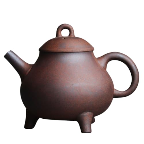 Juegos de té retro de gres con taza artesanal y estufa de barro de roca