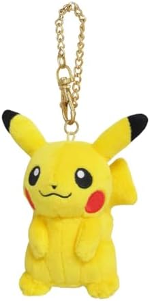 Pokemon Plush Keychain Charm - 4" Pikachu