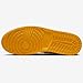 NIKE Men's Air Jordan 1 Low Sneaker, Black Yellow Ochre White, 14