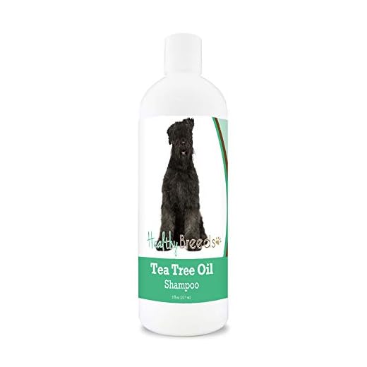 Healthy Breeds Bouvier des Flandres Tea Tree Oil Shampoo – Formulated for Dry, Irritated Skin – Reduce Dandruff – Wintergreen Scent – 8 oz