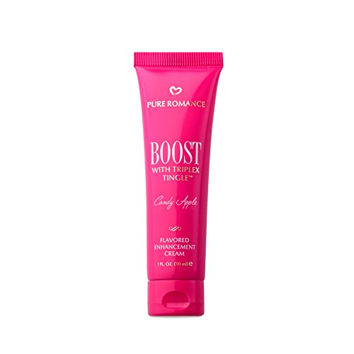 Boost Flavored Enhancement Cream Candy Apple by Pure Romance with Triplex Tingle | 30mL