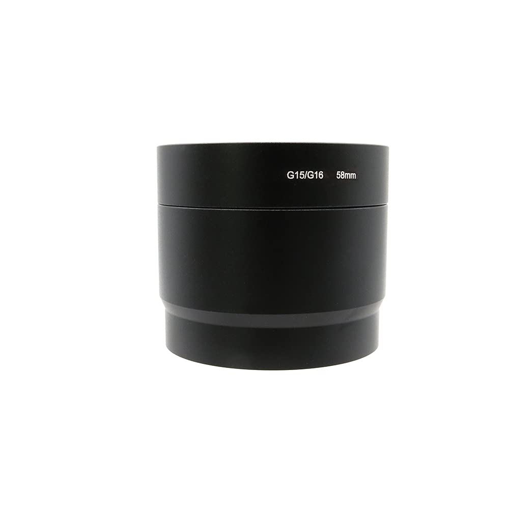 58mm Lens Adapter Tube Ring Filter Adapter Tube for Canon PowerShot G15,G16 Camera Black-image-28
