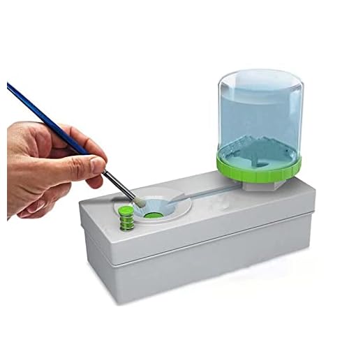 Brush Rinser, Brush Rinser Painting, Paint Brush Rinser Cleaner, Multifunctional Paintbrush Washing Machine for Paint Acrylic Makeup Brush, Running Water Cycle Paintbrush Rinser