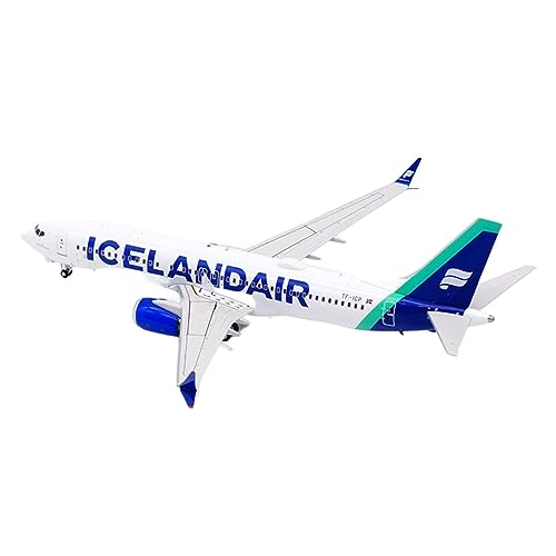 Modelo de metal B737-8MAX TF-ICP a escala 1:200 coleccionable terminado 1