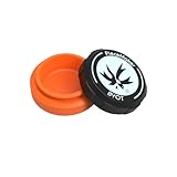 Piecemaker | Kontainer Large | Silikonbehälter für Konzentrat, Wachse, Cremes und Kosmetika | lebensmittelecht & BPA-frei | Spülmaschinenfest | 4,5cm Durchmesser | Kapazität: 4g (Octane Orange)