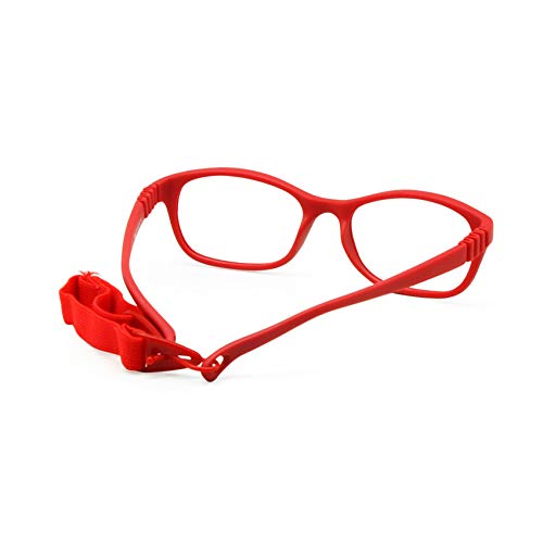 EnzoDate die Kinder der Gläser optischen Frame mit Gurt Größe 48, ein Stück von Kinder Brille mit flexibler Schnur, nicht - Mädchen Jungen Brille für Alter 7+Y