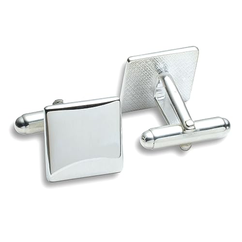 Square Cufflinks in Sterling Silver