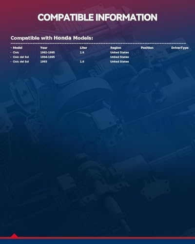 Image of KAX Engine Cylinder Head Gasket Set Compatible with Honda Civic 1992 1993 1994 1995, Civic del Sol 1993-1995 1.6L, Head Gasket Kit, OE# HS9915PT