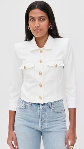 L'AGENCE Women's Kumi Cropped Fitted Jacket2