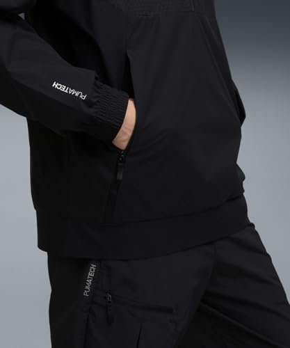 Image of PUMA , Men, PUMATECH Half-Zip Crew, Black, L (63210101)