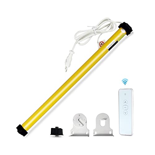 Genérico Smart Home Automático Actor Persianas de Rodillos Eléctricos Cortinas Motor Rf433 Trabajo de elevación inteligente con control remoto (Color: Motor con temporizador)
