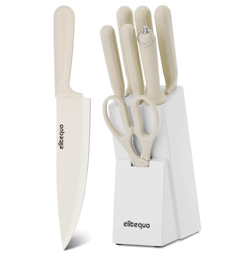Elitequo 8-Piece Knife Block Set