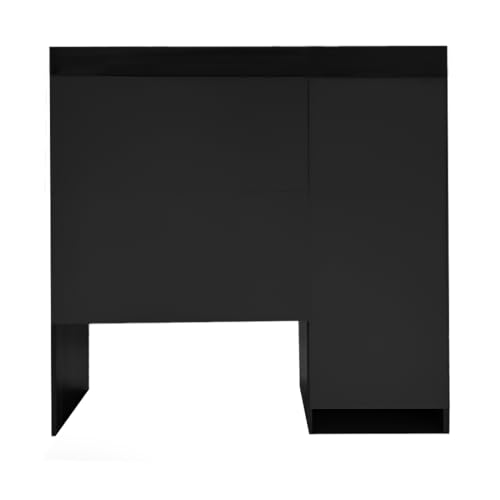 Image of Phoenix Engineered Wood Study Table with Storage (Wenge, 3-Door)