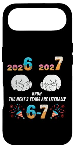 67 New Year Funny 67 New Years Eve Meme Six Seven 2026 �W���[�N �X�}�z�P�[�X iPhone Air �p