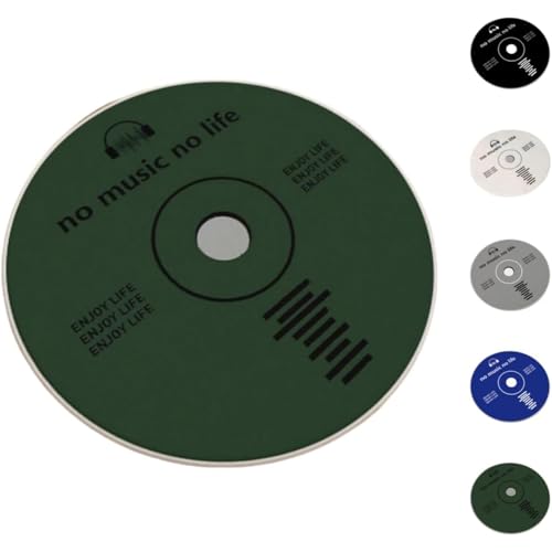 ゲーミングチェアマット 円形 レコード/マット兼用 もこもこ厚手絨毯風 床保護・キズ防止 静電気防止 無味無臭 ソフト おしゃれ お手入れ簡単 床暖房対応 机下・椅子・フロア・畳用 (120*120cm,グリーン)