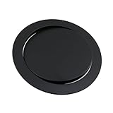 Antrader Built-in Countertop Trash Bin Waste Lid Balance Flap Cover,Round Recessed Countertop Flap Lid Trash Bin for Restaurant Home Hotel Kitchen (1Pcs)