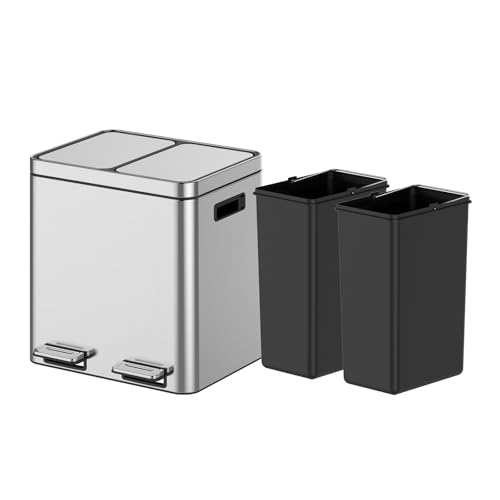 Caneca de basura de acero inoxidable 8 galones