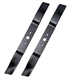 21 Inch Mower Blade, 2 Pack Lawn Mower Blade Compatible with Greenworks 21 inch Mower Blade, Fits MO40L03,MO48L4422,MO40L4413,C3208101 Lawn Mower, Heavy Duty Sharp Replacement Blade