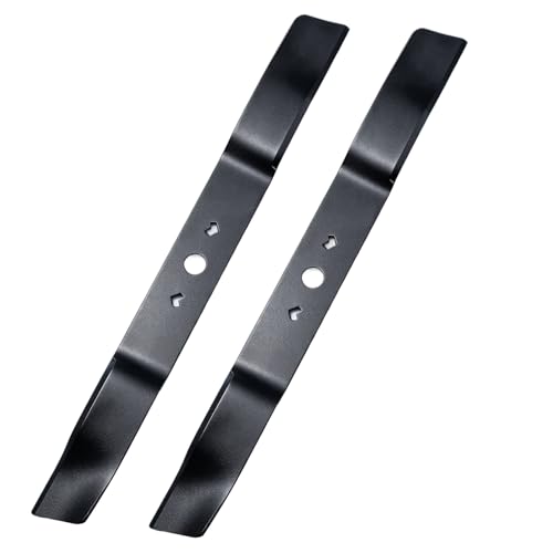 21 Inch Mower Blade 2 Pack Lawn Mower Blade Compatible with Greenworks 21 inch Mower Blade Fits MO40L03 MO48L4422 MO40L4413 C3208101 Lawn Mower Heavy Duty Sharp Replacement Blade