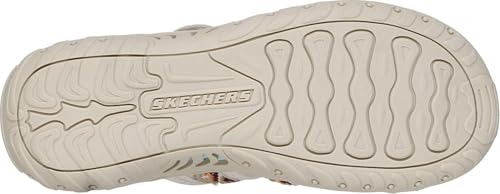 Skechers - Womens Reggae - Day-Dreamers Sneakers, Color Natural/Multi, Size: 9 M US3