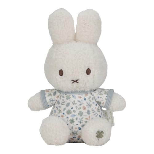Little Dutch nijntje Miffy x Plüschtier/Kuscheltier/Stofftier Hase Miffy blau - Lucky Leaves (20 cm)