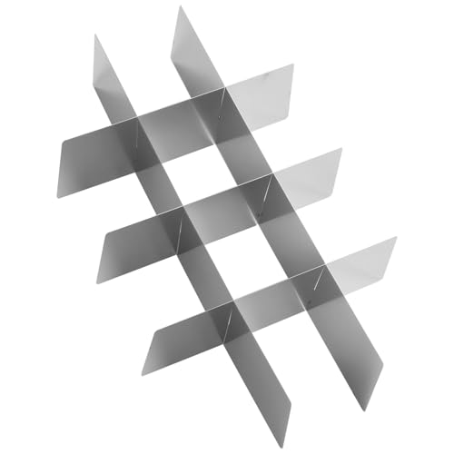 MAGICLULU Stainless Steel Pot Divider for Deep Frying Multi Cooking Partition for Electric Hot Pot for Gatherings and Easy Cleanup Design for Flavor Separation