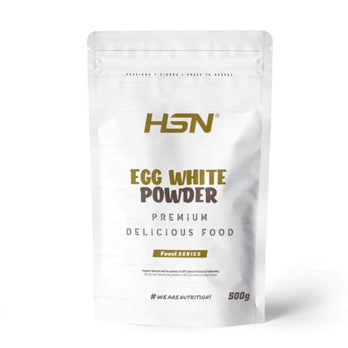 HSN Albúmina de Huevo en Polvo | Sin Sabor 500g | Pura...