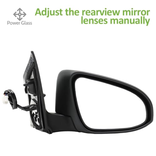 Driver Door View Mirror Fit for 2014-2019 Toyota Corolla, Glass Door Mirror Driver Left，5Pins by LEAVAN - Image 5