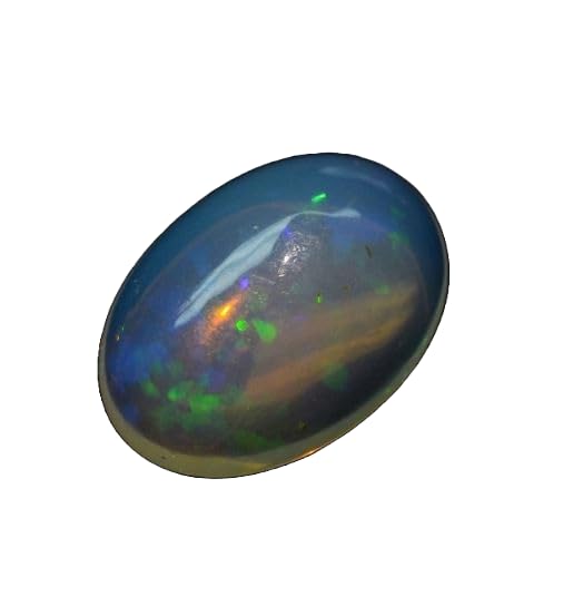 Cabochon opale éthiopienne ovale pour sublimer vos bagues artisanales