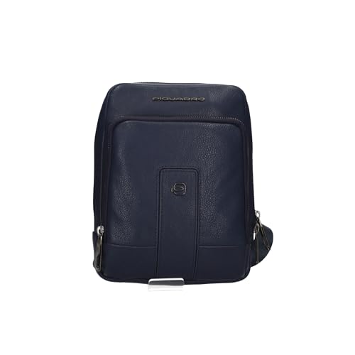 Piquadro Carl Mini Tablet Crossbody Bag Night Blue