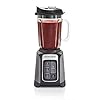 Hamilton Beach PowerMax Professional-Performance Blender for Shakes and Smoothies, Puree and Ice Crush, 48oz BPA-Free Glass Jar, 1680 Watts, Stainless Steel Blades (58600) GREY