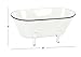 Deco 79 Metal Indoor Outdoor Bathtub Planter, 20