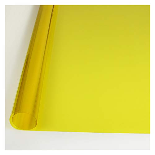 BDF CAYW Decorative Window Film Transparent Color Yellow - 24in X 25ft