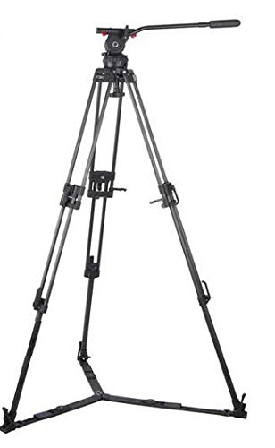 GOWE Professional Video Camera Heavy Duty Tripod Fluid Drag Head Camera Camcorder
