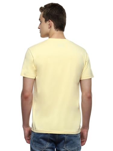 Image of hummel Fringe Men's Regular Fit Crew Neck Embroidered Casual T-Shirt