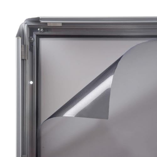 EUROPEL cornice a scatto A3 con profilo in alluminio da 25 mm, sistema Easy-Click, angoli a 45°, ideale per poster, certificati, foto e materiale pubblicitario, colore nero