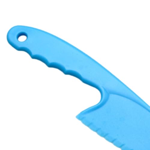 Plastic Serrated Cake Knife Salad Lettuce Knife Bread Pie Pastry Cutter Server Leveller Kitchen Baking Tool (2 Pieces) - Image 4
