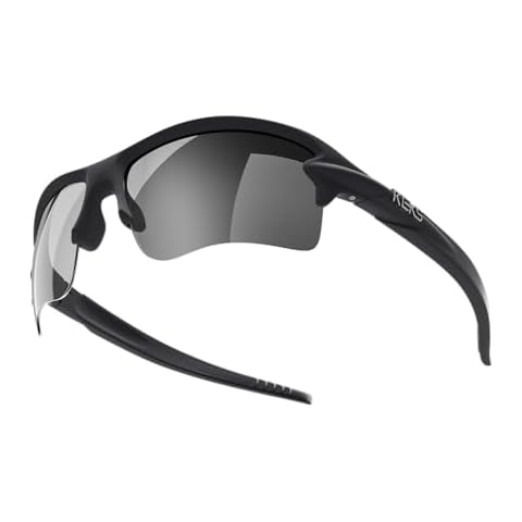 REKS Satin Touch Black Sling blade with Silver Mirror lens Cover