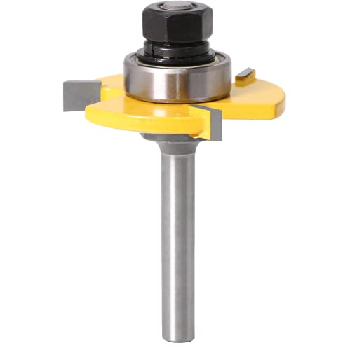 Fraise de rainure 3 dents forme T avec queue 8mm pour éliminer les défauts d'assemblage - 4