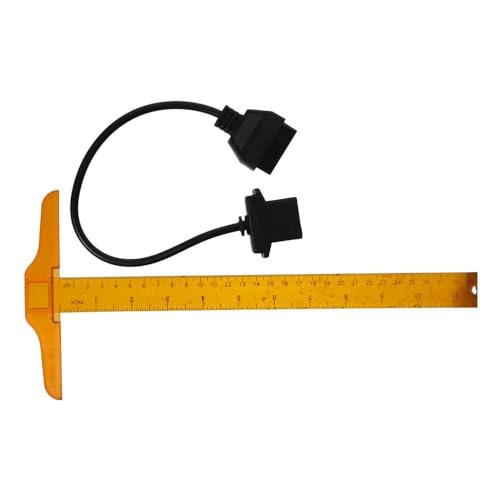 BYOBYO 6 Pin OBD1 to 16 Pin OBD2 Diagnostic Tool Connector Adapter Cable,Diagnostic Scanner Convertor Adapter Cable Fit for Jeep