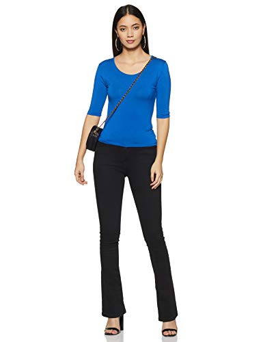 Image of U.S. POLO ASSN. Women's Cotton Solid Regular Fit T-Shirt