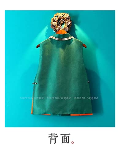 Tradição Realmente wearable mulheres retro estilo chinês verde colete borboleta borboleta colete qip