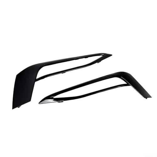 NexRen Nebelscheinwerfer-Blende für BMW 5er-Serie G30 G31 G38 Sport 2017–2020, schwarzer Kunststoff, OEM-Stil, direkter Ersatz, passend für linke und rechte Seite, Referenz 51117385281 51117385282