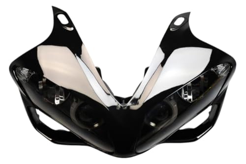 Tête de fourche YAMAHA R1 2007 avec optique avant noir pour carénage moto RN19 résistant