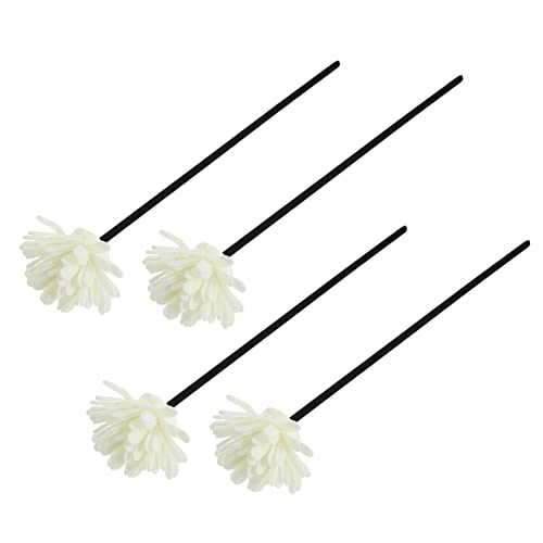 NOLITOY 3sets Rattan Flower Diffuser Essential Oil Sticks Scented Sticks for Room Freshener 4pcs*3