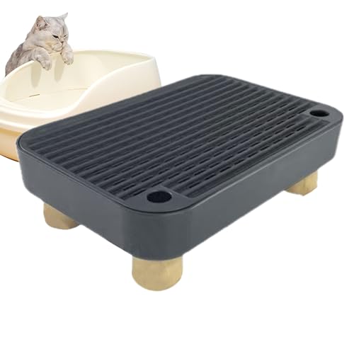 Tapis antidérapant pour chaton et rampe pour bac à litière - 7