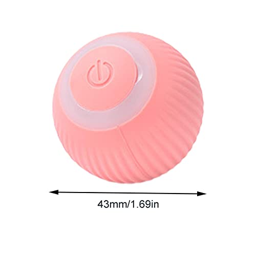 Bola de brinquedo interativa inteligente para gatos, bola giratória automática de 360° com USB recar