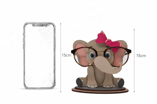 Image of PANAH Cute small Elephant Spectacles Holder | Cute Cartoon Spectacles & Sunglasses Stand | Desk Organizer & Home Decor