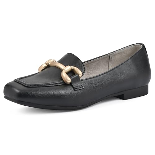 Image of CLIFFS BY WHITE MOUNTAIN Women's Bestow Moc-Toe Loafer Flat